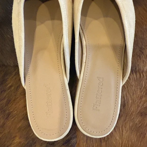 New Flattered Malva Suede Mule - Beige - Picture 5 of 6